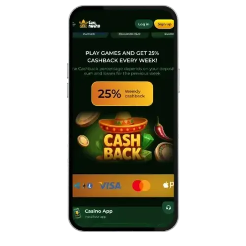 Casinacho Registrierung am Handy